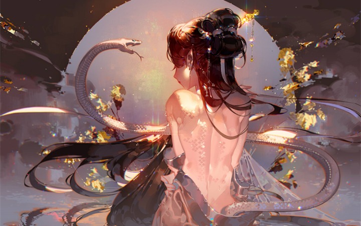 P站美图推荐——蛇特辑（二）