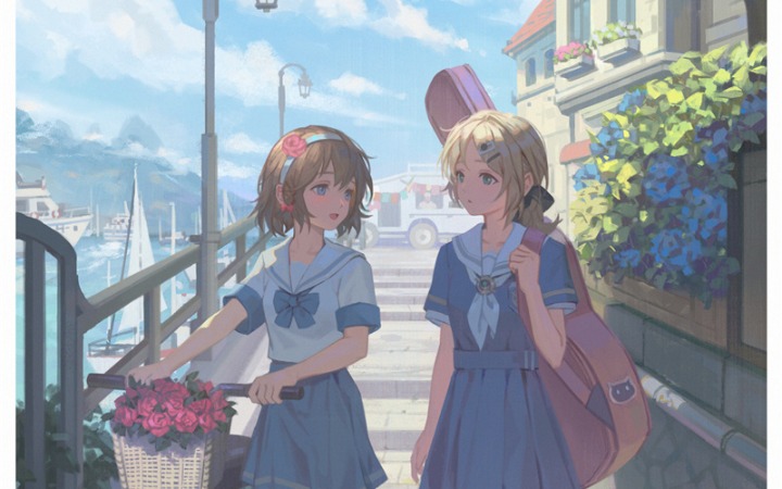 P站美图推荐——单车特辑（四）