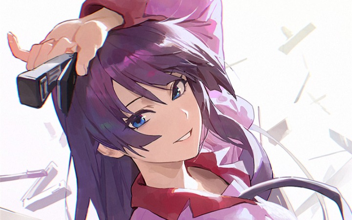 P站美图推荐——紫发特辑