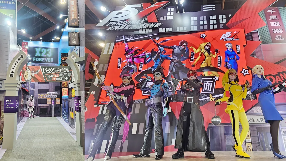 TiCA2024：太潮！《女神異聞錄：夜幕魅影》還原澀谷中央街頭，動漫節試玩體驗怪盜團日常