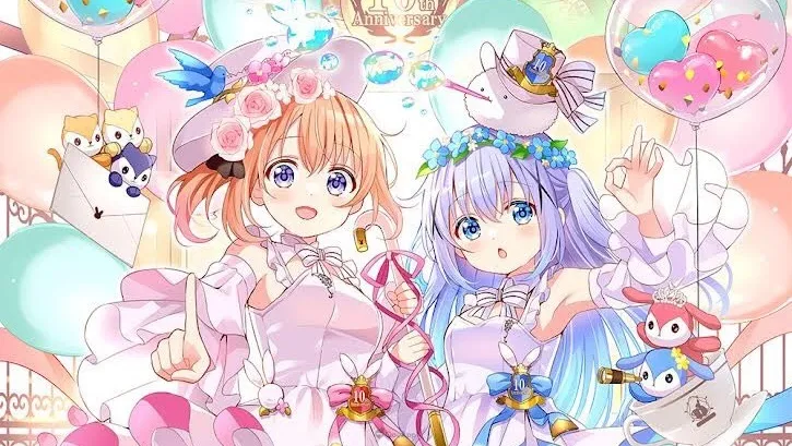 《請問您今天要來點兔子嗎?》動畫10週年!公開原作者 Koi 繪製的慶祝插畫與多項企劃!