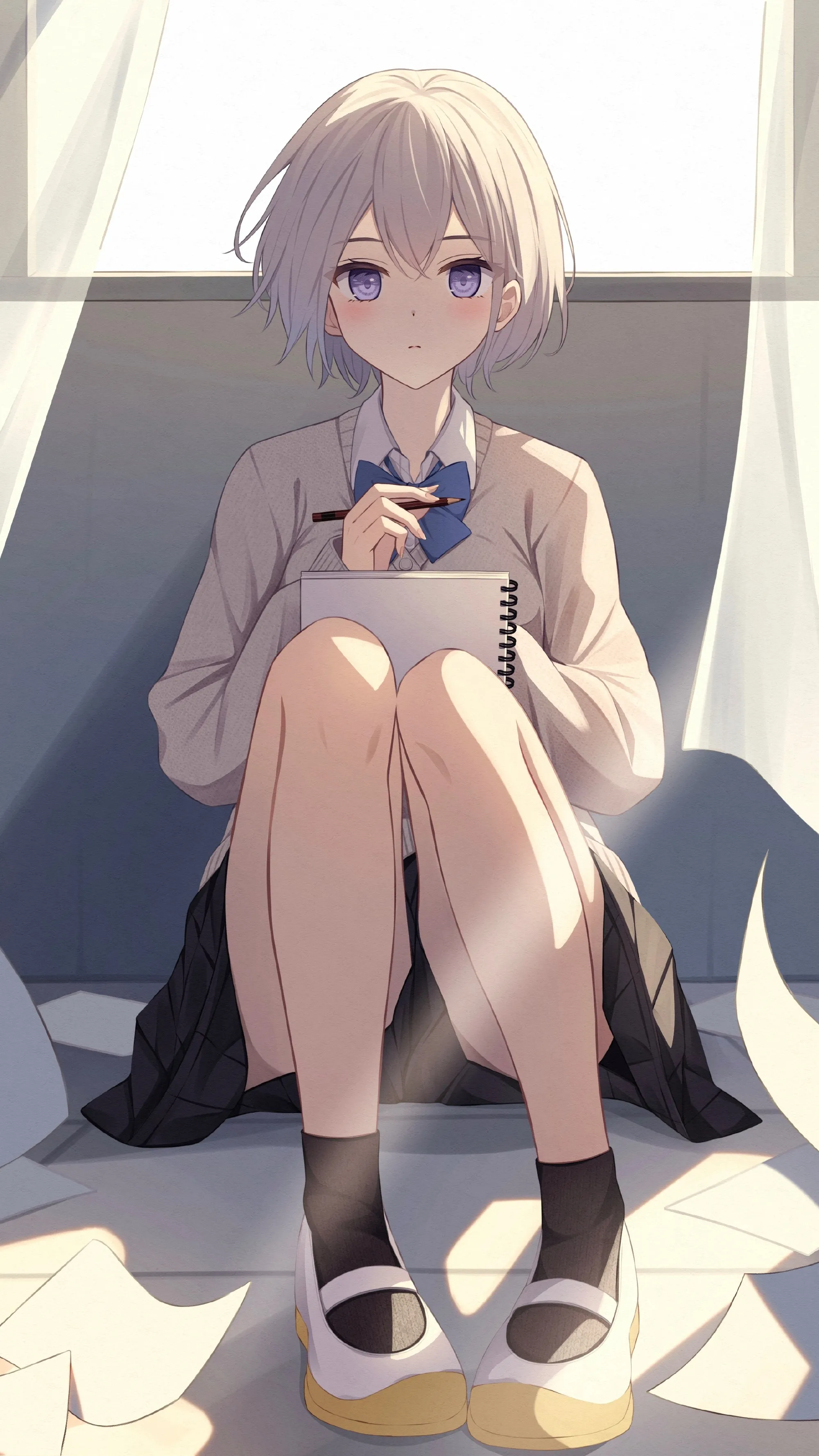 【P站画师】你喜欢制服JK吗?画师千道センリ笔下的女孩子们