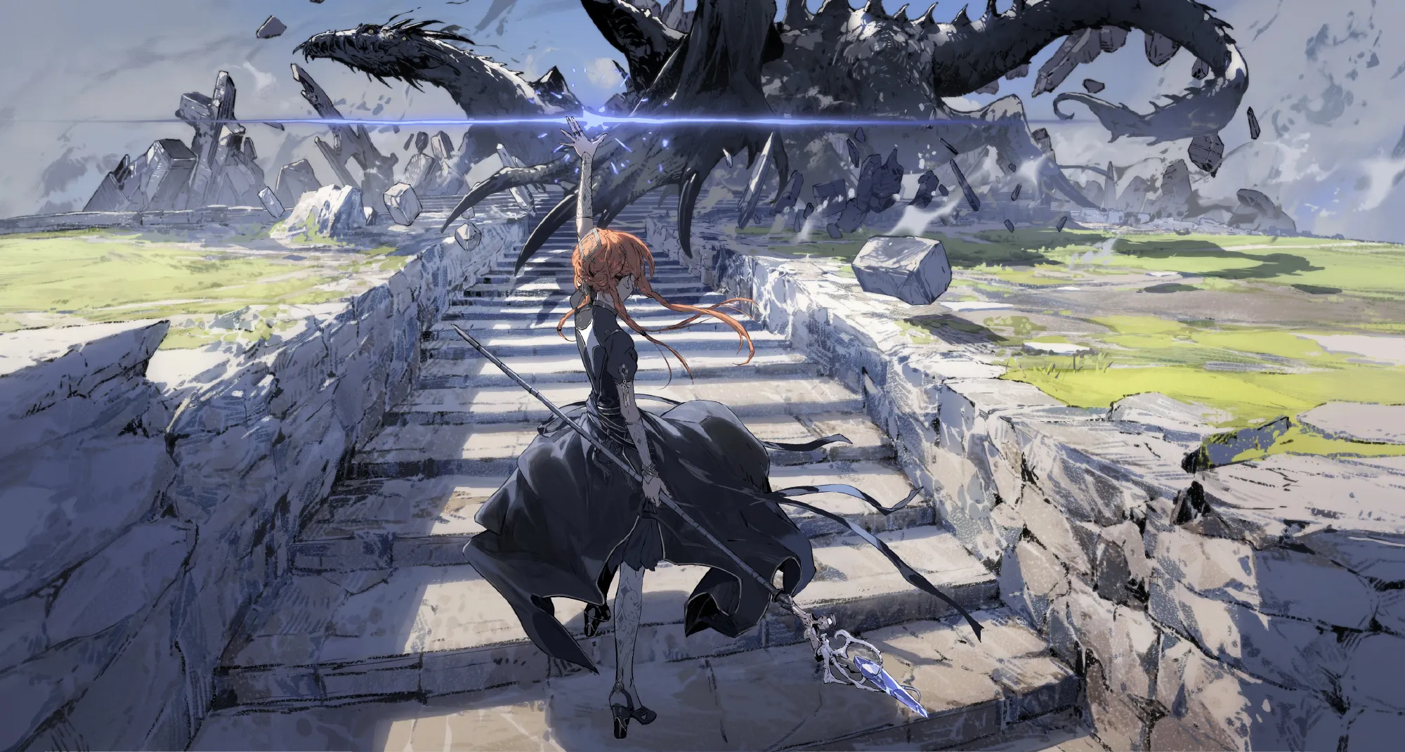 【画师推荐】穿越到奇幻的世界中！日本画师廣岡政樹的插画作品推荐