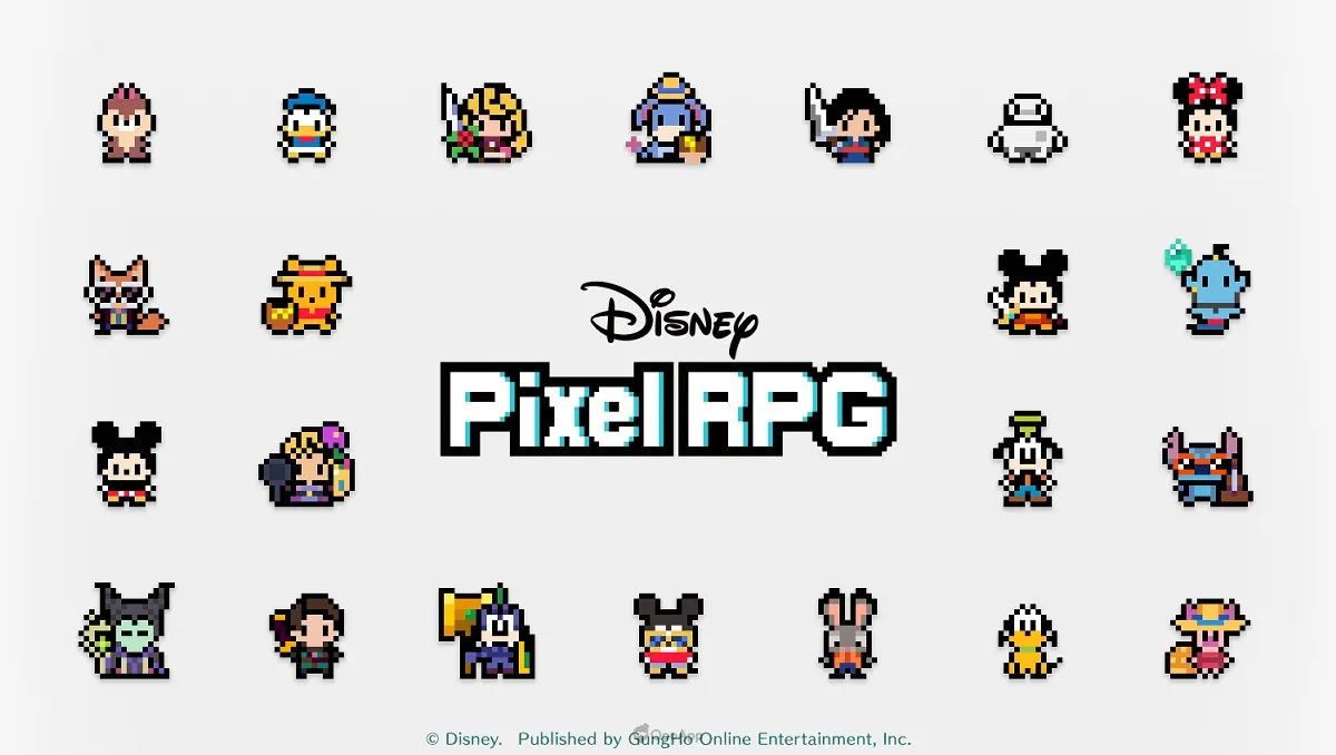 與迪士尼角色展開遊戲世界的大冒險！《Disney Pixel RPG》正式推出！