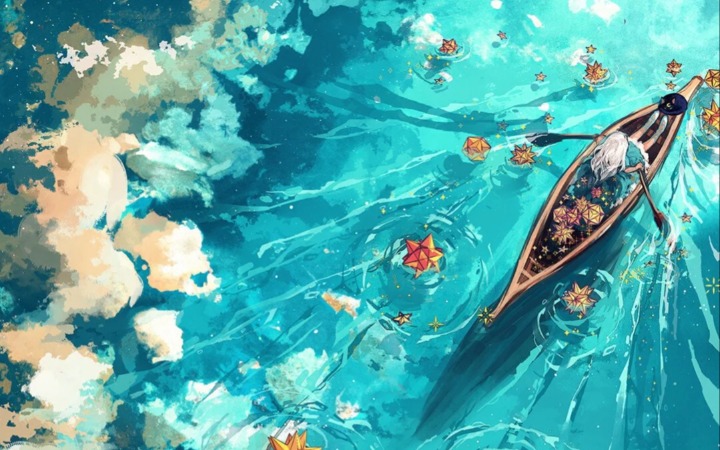 插画家Wenqing Yan唯美意境作品欣赏