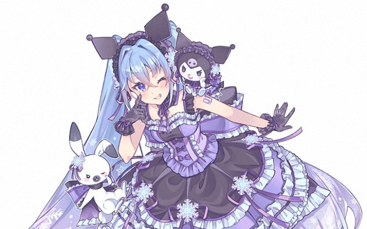 雪初音 × 三丽鸥插图欣赏